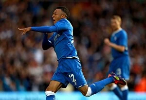 25-08-2011, Play Off Second Leg v Nacional, St. Andrew's Collection: Nathan Redmond Scores Opening Goal: Birmingham City's Europa League Victory over Nacional (2011)