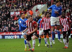 28-01-2012, FA Cup Round 4 v Sheffield United, Bramall Lane Collection: Nathan Redmond Scores the Opening Goal: Birmingham City vs. Sheffield United, FA Cup Fourth Round