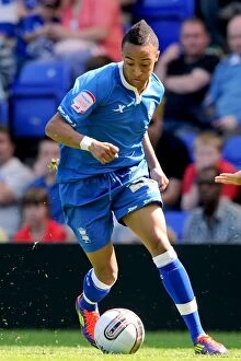 Images Dated 30th July 2011: Nathan Redmond's Brilliant Performance: Birmingham City vs Everton (30-07-2011, St. Andrew's)