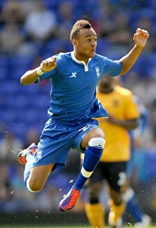 Images Dated 30th July 2011: Nathan Redmond's Star Performance: Birmingham City vs Everton (30-07-2011, St. Andrew's)