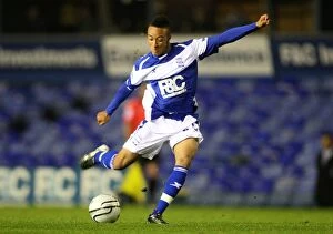 26-08-2010, Carling Cup Round 2 v Rochdale, St. Andrew's Collection: Nathan Redmond's Star Performance: Birmingham City vs Rochdale in Carling Cup Second Round