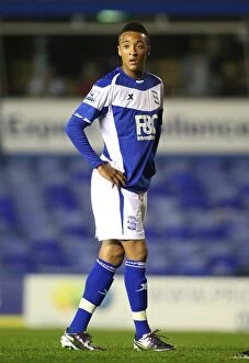 Images Dated 26th August 2010: Nathan Redmond's Star Performance: Birmingham City Triumphs Over Rochdale in Carling Cup