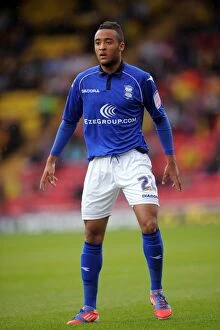 Images Dated 25th August 2012: Nathan Redmond's Thrilling Performance: Birmingham City vs. Watford