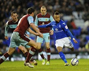 Birmingham City v Burnley : St. Andrew's : 22-12-2012 Collection: Nathan Redmond's Thrilling Performance: Birmingham City vs Burnley in Npower Championship Clash at
