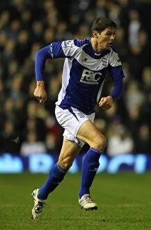 Images Dated 4th December 2010: Nikola Zigic in Action: Birmingham City vs. Tottenham Hotspur (Premier League, 04-12-2010, St)