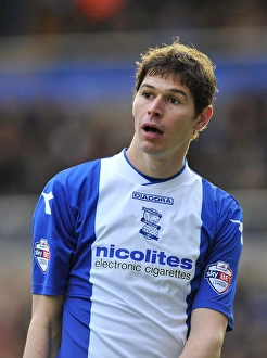 Nikola Zigic in Action: Birmingham City vs. Yeovil Town, Sky Bet Championship (January 18, 2014)