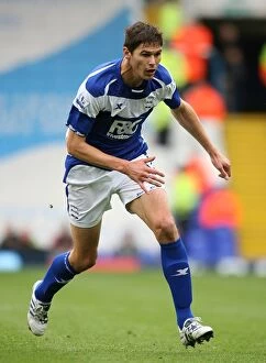 Images Dated 2nd October 2010: Nikola Zigic in Action: Birmingham City vs Everton, Barclays Premier League (October 2, 2010), St