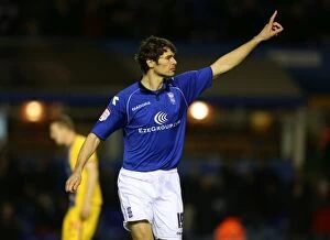 Birmingham City v Crystal Palace : St. Andrew's : 15-12-2012 Collection: Nikola Zigic Scores First Goal for Birmingham City Against Crystal Palace (December 15, 2012, St)