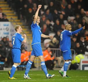 Images Dated 26th November 2011: Nikola Zigic's Brace: Birmingham City's Glory Moment Against Blackpool (2011 Championship)