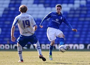 Images Dated 6th April 2013: Npower Championship Showdown: Birmingham City vs Millwall - Mitch Hancox in Action (06-04-2013)