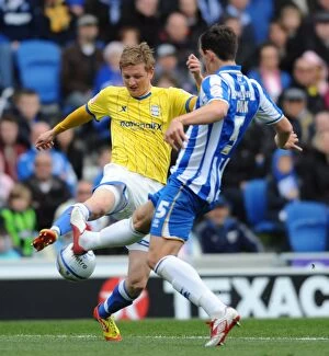 Images Dated 21st April 2012: npower Football League Championship - Brighton and Hove Albion v Birmingham City - AMEX Arena