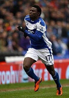 Images Dated 19th February 2011: Obafemi Martins in Action: Birmingham City vs. Sheffield Wednesday, FA Cup Fifth Round at St