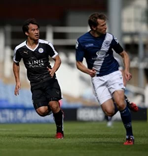 Football Collection: Okazaki's Leading Performance: Birmingham City vs Leicester City Pre-Season Friendly at St. Andrew's