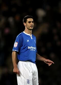 Images Dated 7th December 2011: Pablo Ibanez in Action: Birmingham City vs. Hull City (December 7, 2011, KC Stadium)