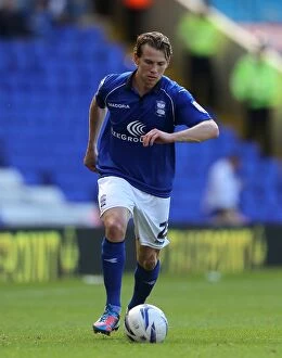 Images Dated 18th August 2012: Will Packwood in Action: Birmingham City vs Charlton Athletic, Npower Championship (August 18)