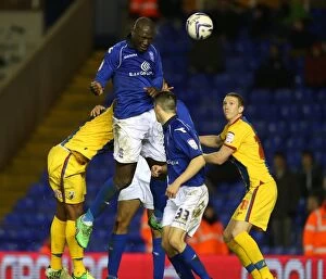 Images Dated 15th December 2012: Papa Bouba Diop Scores His Second Goal: Birmingham City vs. Crystal Palace (Npower Championship, St)