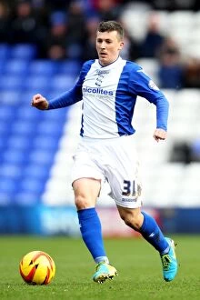 Images Dated 15th February 2014: Paul Caddis in Action: Birmingham City vs Huddersfield Town (Sky Bet Championship, 15-02-2014)