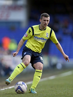 Paul Caddis in Action: Birmingham City vs. Ipswich Town, Sky Bet Championship (March 1, 2014, Portman Road)