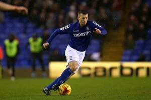 Sky Bet Championship - Birmingham City v Derby County - St. Andrew's Collection: Paul Caddis in Action: Birmingham City vs Derby County (Sky Bet Championship, St. Andrew's)
