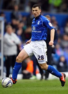 Images Dated 9th March 2013: Paul Caddis in Action: Birmingham City vs Derby County - Npower Championship Match at St