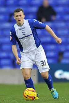 Sky Bet Championship : Birmingham City v Yeovil Town : St. Andrew's :18-01-2014 Collection: Paul Caddis in Action: Birmingham City vs Yeovil Town (Sky Bet Championship, St)