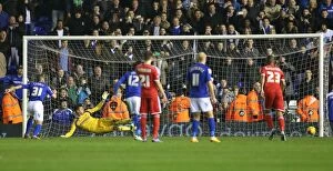 Images Dated 29th November 2014: Paul Caddis Scores Dramatic Penalty: Birmingham City's Thrilling 2-1 Comeback vs