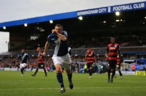 Sky Bet Championship - Birmingham City v Queens Park Rangers - St. Andrew's Collection: Paul Caddis Scores the Penalty: Birmingham City's Thrilling Victory over Queens Park Rangers in