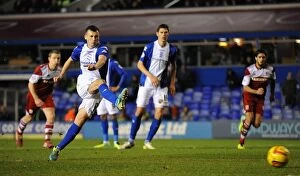 Images Dated 7th December 2013: Paul Caddis Scores Penalty: Birmingham City's Thrilling Opener Against Middlesbrough