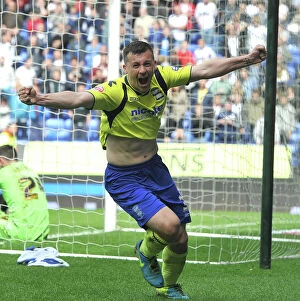 Images Dated 3rd May 2014: Paul Caddis's Dramatic Goal: Birmingham City's Championship Survival Against Bolton Wanderers