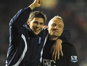 Images Dated 26th October 2010: Penalty Victory: Nikola Zigic and Maik Taylor's Birmingham City Triumph