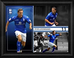 Images Dated 22nd November 2012: Peter Lovenkrands Framed Player Profile Print