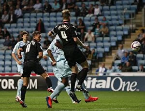 Images Dated 28th August 2012: Peter Lovenkrands Scores the First Goal: Birmingham City vs. Coventry City