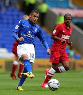 Images Dated 18th August 2012: Ravel Morrison in Action: Birmingham City vs Charlton Athletic (August 18, 2012)
