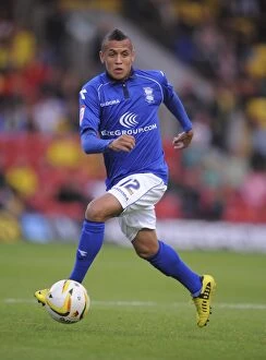 Images Dated 25th August 2012: Ravel Morrison in Action: Birmingham City vs. Watford, Npower Championship (2012)