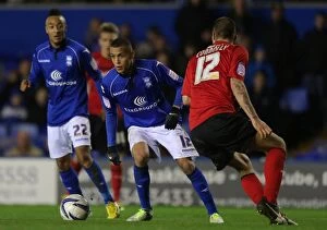 Images Dated 1st January 2013: Ravel Morrison in Action: Birmingham City vs. Cardiff City, Npower Championship, St