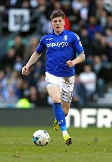 Images Dated 7th March 2015: Rob Kiernan in Action: Derby County vs. Birmingham City - Sky Bet Championship at iPro Stadium