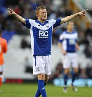 Images Dated 23rd October 2010: Seb Larsson in Action: Birmingham City vs Blackpool, Barclays Premier League (2010)