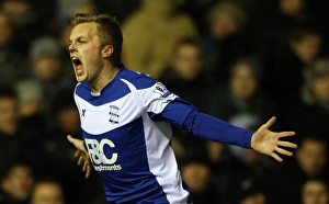 Sebastian Larsson Scores Penalty: Birmingham City Leads Aston Villa in Carling Cup Quarterfinal (02-12-2010)