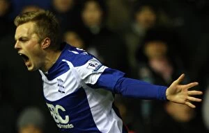 Images Dated 1st December 2010: Sebastian Larsson Scores Penalty Goal: Birmingham City vs Aston Villa