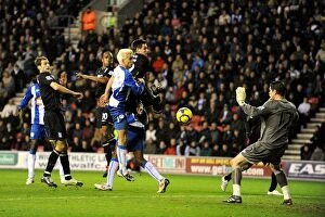 Images Dated 5th December 2009: Sebastian Larsson's Epic Long-Range Free Kick: Birmingham City's First Goal in Premier League