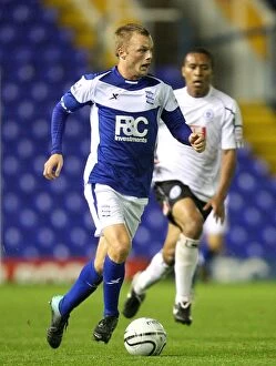 Images Dated 26th August 2010: Sebastian Larsson's Thrilling Performance: Birmingham City vs Rochdale in Carling Cup Round 2