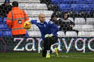 Images Dated 26th December 2014: Sky Bet Championship Showdown: Darren Randolph's Action-Packed Performance - Birmingham City vs