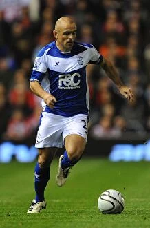 Images Dated 26th October 2010: Stephen Carr in Action: Birmingham City vs Brentford, Carling Cup Fourth Round (2011)