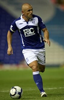 Images Dated 19th August 2009: Stephen Carr in Action: Birmingham City vs Portsmouth (BPL 2009, St. Andrew's)