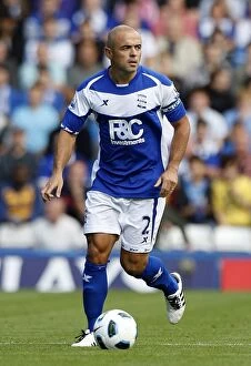 Images Dated 12th September 2010: Stephen Carr in Action: Birmingham City vs Liverpool (Premier League, 12-09-2010)