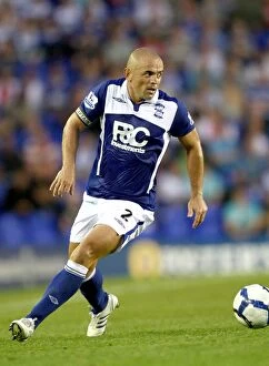 Images Dated 19th August 2009: Stephen Carr in Action for Birmingham City vs Portsmouth (19-08-2009) at St. Andrew's