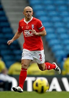 Images Dated 13th November 2010: Stephen Carr for Birmingham City at Manchester City's Stadium (November 13, 2010)