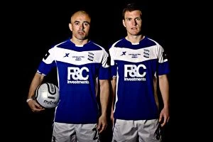 Photocall Collection: Stephen Carr and Craig Gardner (r), Birmingham City