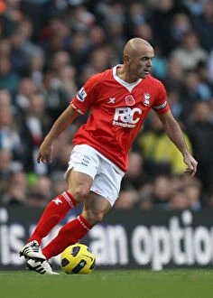 Images Dated 13th November 2010: Stephen Carr at Manchester City's City of Manchester Stadium: Birmingham City vs