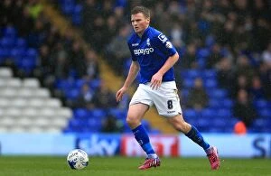 Images Dated 3rd April 2015: Stephen Gleeson in Action: Birmingham City vs Rotherham United (Sky Bet Championship, St. Andrew's)